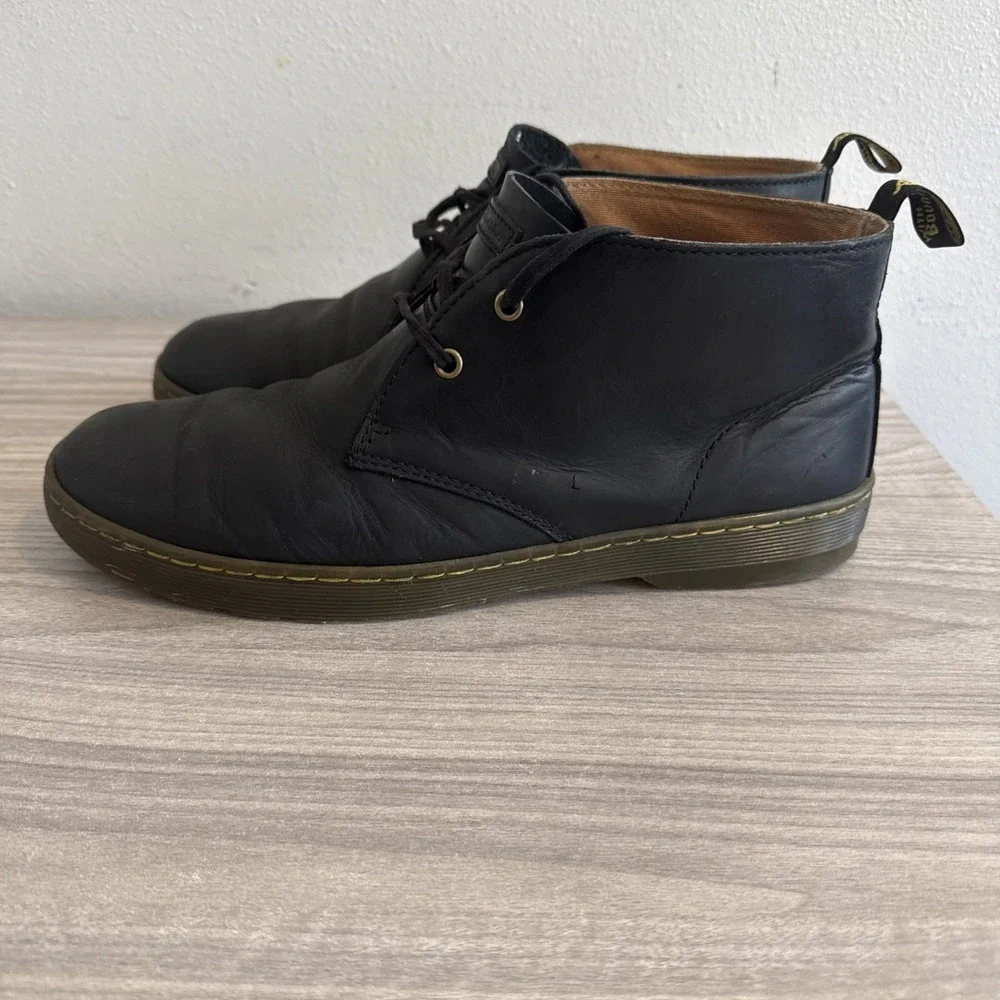 Doc Dr Martens Cabrillo Shoes Men's Size 12 Black Wyoming Chukka Boots Air Wair